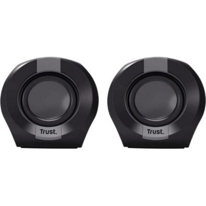 Trust 2.0 USB 8W compact speakers with 3.5mm input and integrated volume control