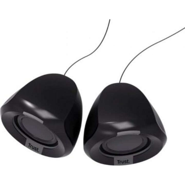 Trust 2.0 USB 8W compact speakers with 3.5mm input and integrated volume control