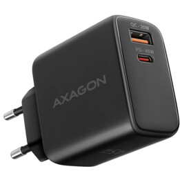 MOBILE CHARGER WALL USB 45W/GAN 2PORT ACU-PQ45 AXAGON