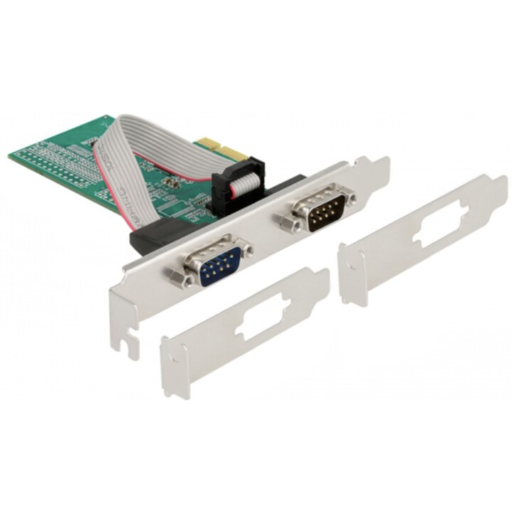 Delock 89555 PCI Express Card to 2 RS-232 Serial