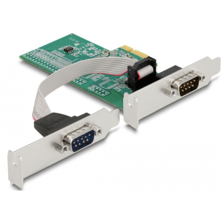 Delock 89555 Scheda PCI Express a 2 schede seriali RS-232