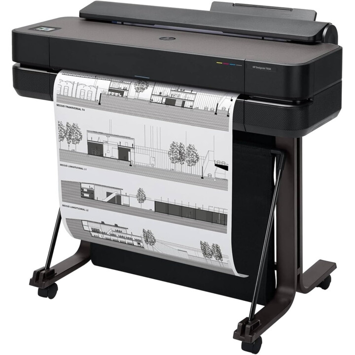 HP DesignJet T650, 61 cm (5HB08D), impressora de plotter, padrão A4-A1, 81 preto