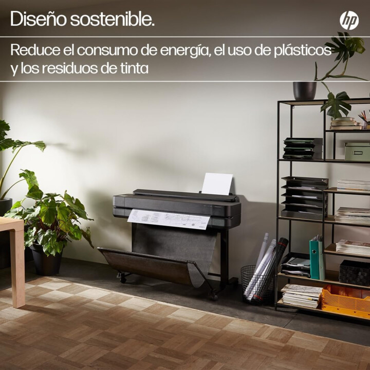HP DesignJet T650, 61 cm (5HB08D), impressora de plotter, padrão A4-A1, 81 preto