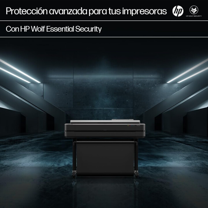 HP DesignJet T650, 61 cm (5HB08D), impressora de plotter, padrão A4-A1, 81 preto