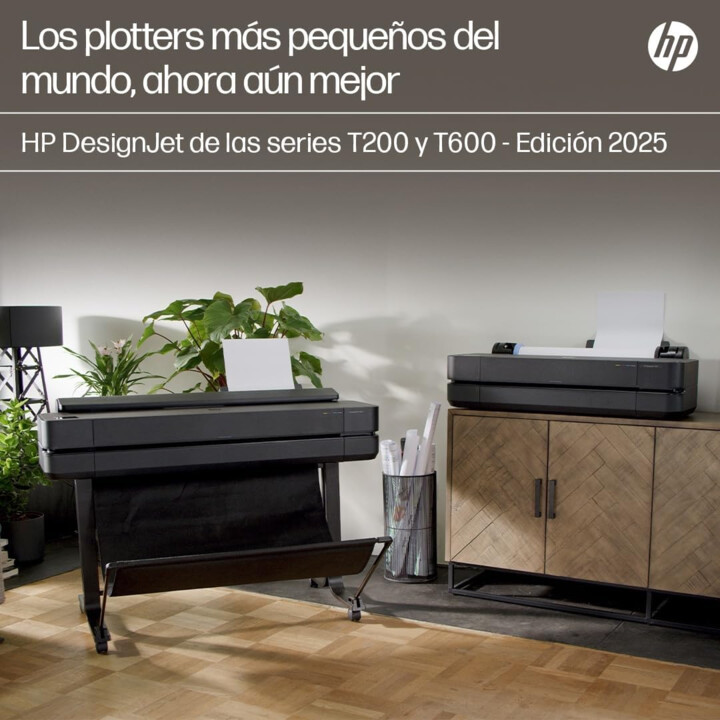 HP DesignJet T650, 61 cm (5HB08D), impressora de plotter, padrão A4-A1, 81 preto