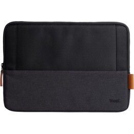 Custodia nera universale Soft Sleeve Trust Lisboa per tablet/laptop fino a 13,3"