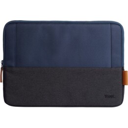 Trust Lisboa Laptophülle 13,3 Zoll blau, Reißverschluss