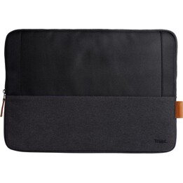Funda Trust Lisboa para portátil hasta 16" RPET interior acolchado impermeable negra