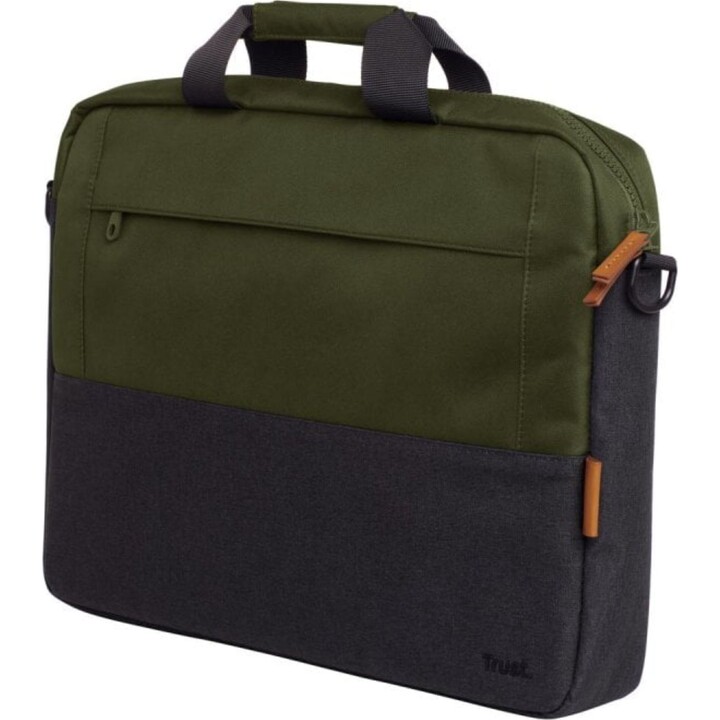 Trust Lisbon Cartella fino a 16" Scomparto impermeabile imbottito in PET riciclato verde