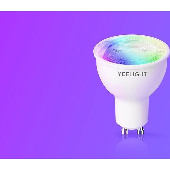 Bombilla Inteligente Yeelight Smart Bulb W1 (Dimmable)/ Casquillo GU10/ 4.8W/ 350 Lúmenes/ 2700K-6500K/ Pack de 4 uds