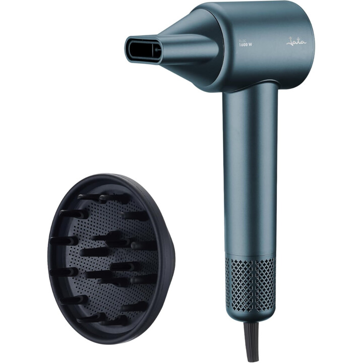 Jata Jbsc1600 Asciugacapelli Ionic New Motor Bldc Led 3 Livelli di Potenza 1600W Verde