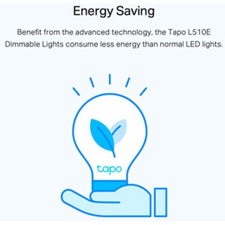 TP-Link Tapo Dimmable Smart Light Bulb, 2-Pack