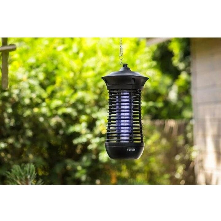 N'oveen IKN18 IPX4 Lámpara Insecticida Profesional, Negra
