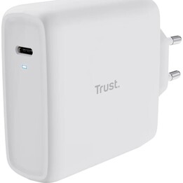 Trust 25140 USB-C 100w Wall Charger Compatible Pd and Pps 5a White Color
