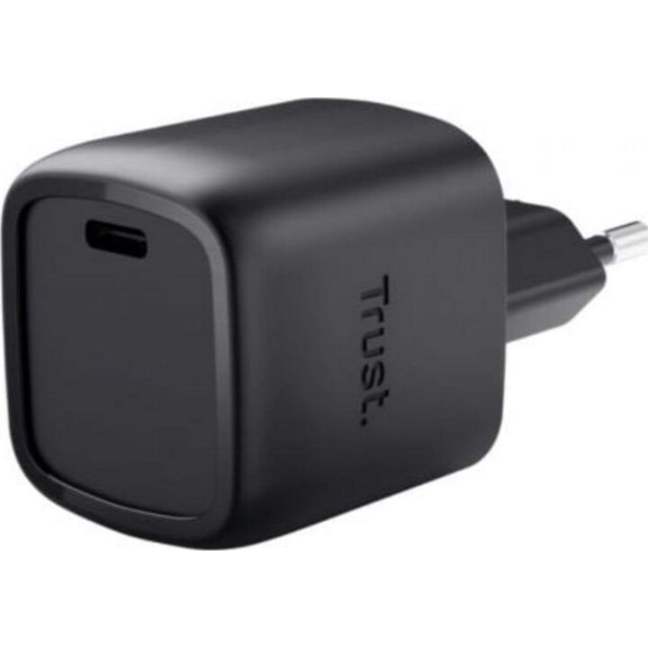 Trust Maxo GaN USB-C 30W Power Delivery PPS Ladegerät Kompakt Schwarz