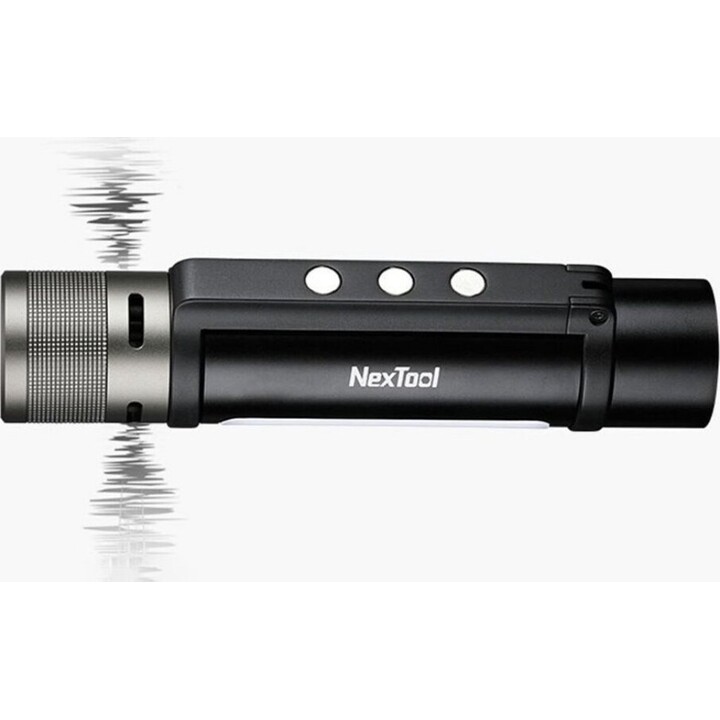 NexTool Thunder 1000lm Linterna Táctica LED Recargable, Negro