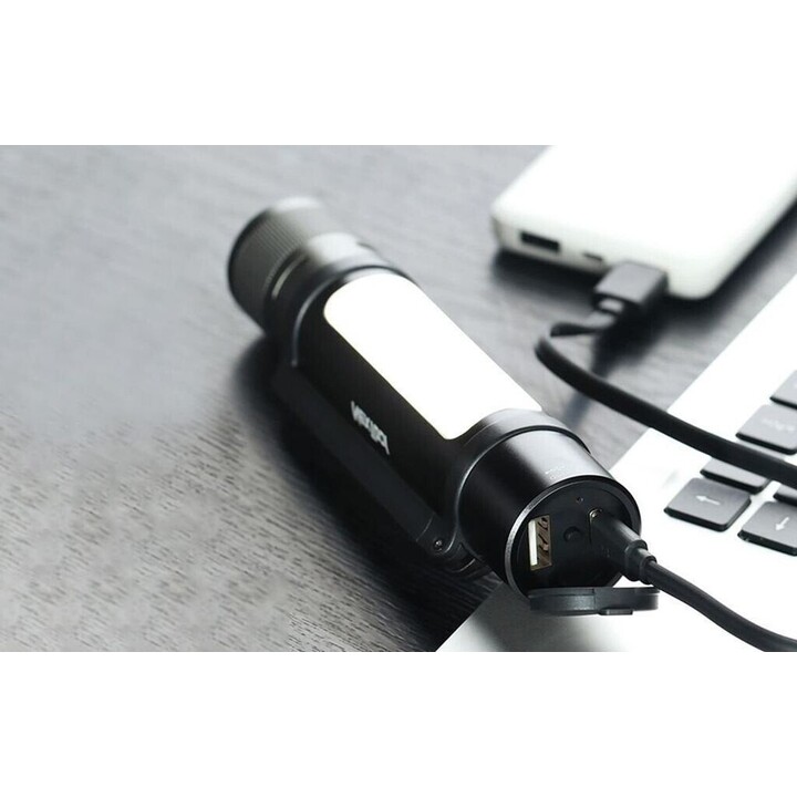NexTool Thunder 1000lm Linterna Táctica LED Recargable, Negro