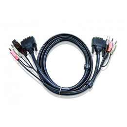 Aten Cable Kvm Dvi-d Usb Dual Link De 1,8 M (2l-7d02ud)