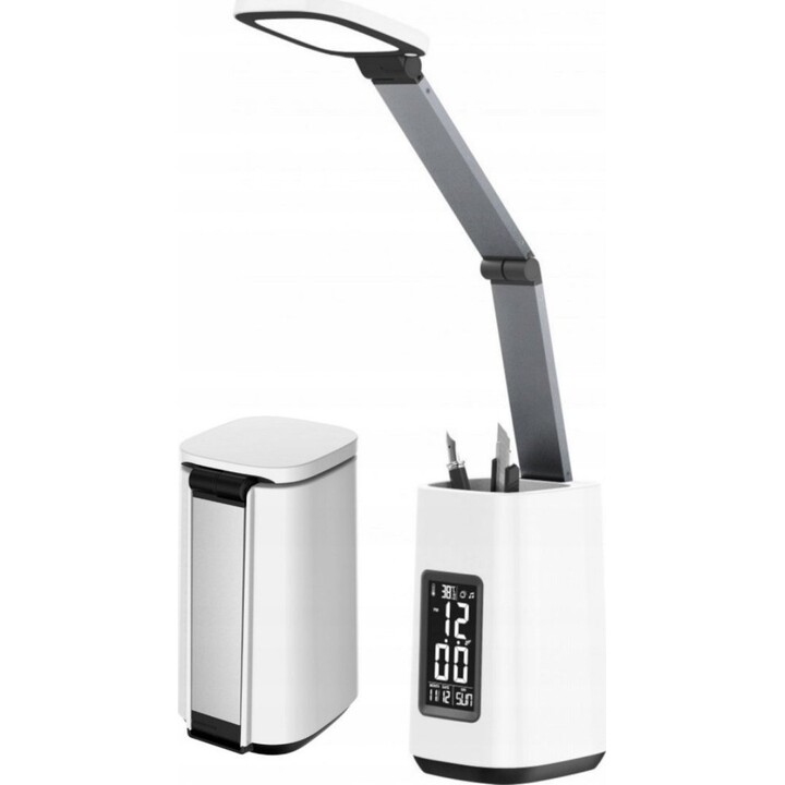 Activejet AJE-TECHNIC Lampe de bureau à LED avec écran blanc