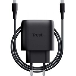 Trust Maxo GaN 45W USB-C charger with 2m cable, compatible with Samsung