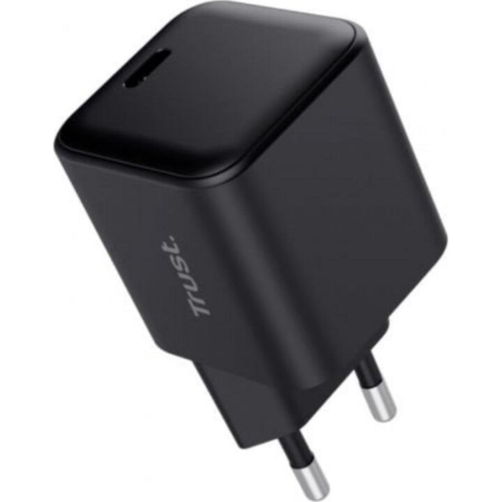 Trust Maxo ultra pequeño cargador USB-C GaN 65W negro
