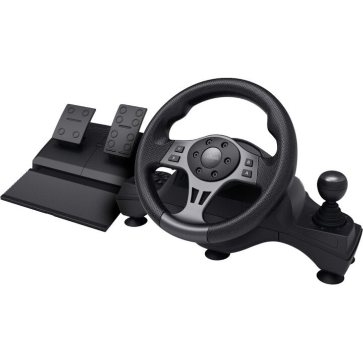 Trust Gaming GXT 289 Movi volante de corrida com pedais preto