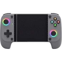 Mando Gamepad Bluetooth Trust, gris, 18 botones, batería de 600 mAh, compatible con Android e iOS