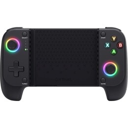 Trust Bluetooth Gamepad mit 18 Tasten, 600 mAh Akku, Vibration, Android/iOS, Schwarz
