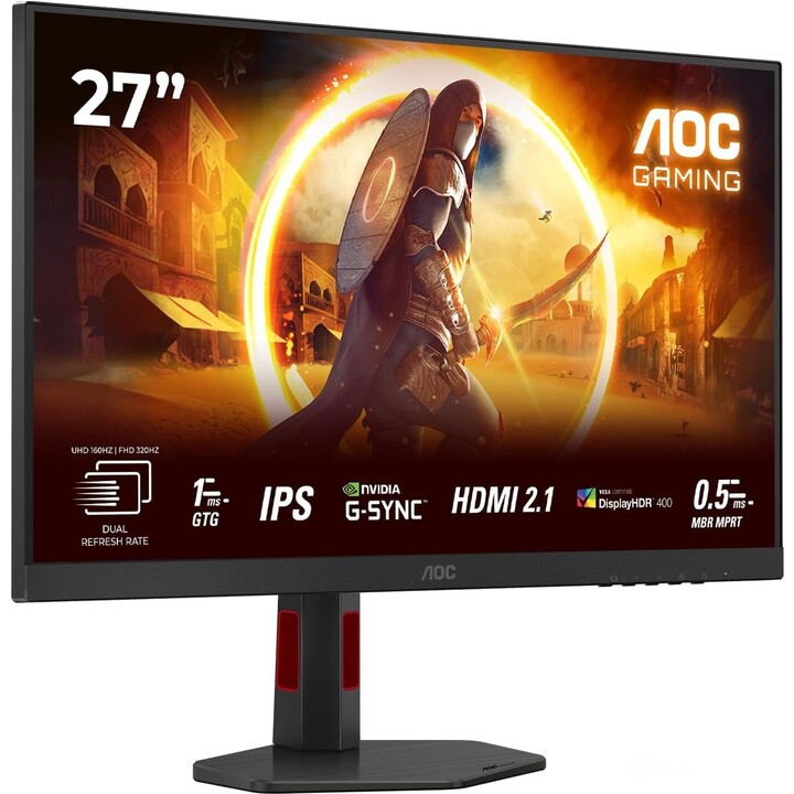 Monitor para juegos AOC U27G4R 27 pulgadas 4K UHD 160Hz Dual Frame Adaptive Sync