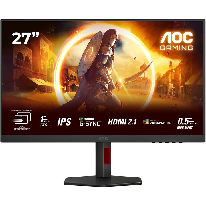 Monitor para juegos AOC U27G4R 27 pulgadas 4K UHD 160Hz Dual Frame Adaptive Sync