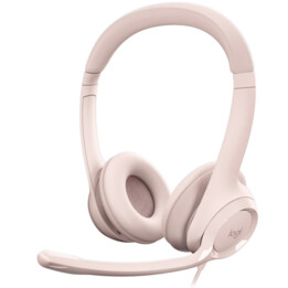 Cuffie LOGITECH H390 con microfono cablato USB-A rosa