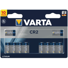Lithium-Batterie, CR2, 920 mAh, 10er-Pack