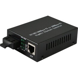 Z Convertitore multimediale ALLNET da 10/100/1000BASE-T a 1000BASE-LX connessione SC monomodale 10 km ALL-MC105G-SC-SM