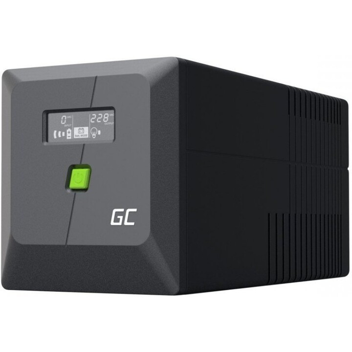 Green Cell UPSLP700 sistema de alimentación ininterrumpida (UPS) Línea interactiva 1 kVA 700 W 4 salidas AC