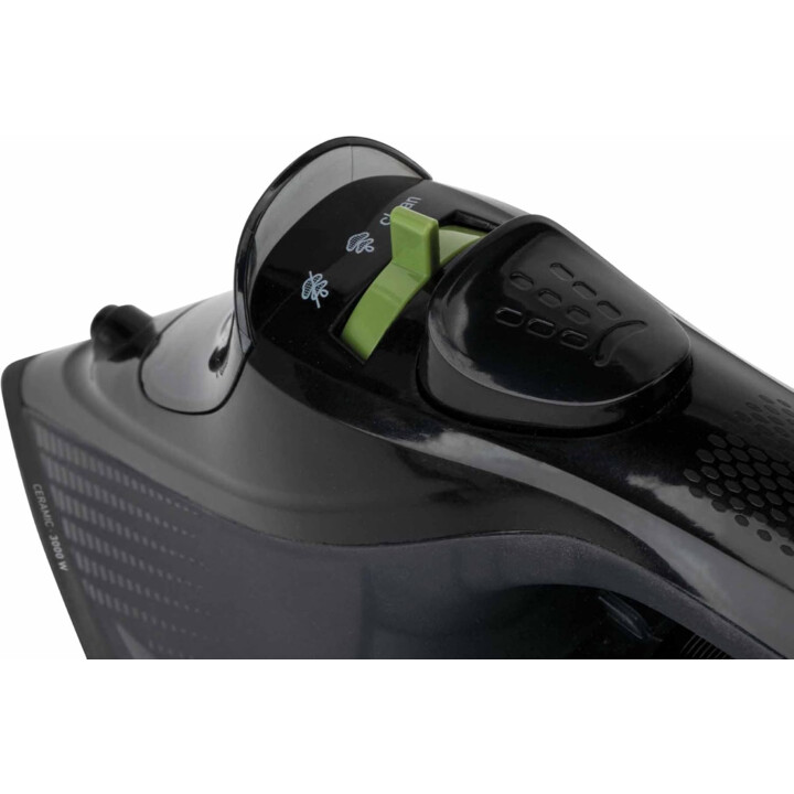 JATA JEPL2401 3000W Ferro de engomar para roupa com base em cerâmica. Vapor de 220g. Vapor vertical.