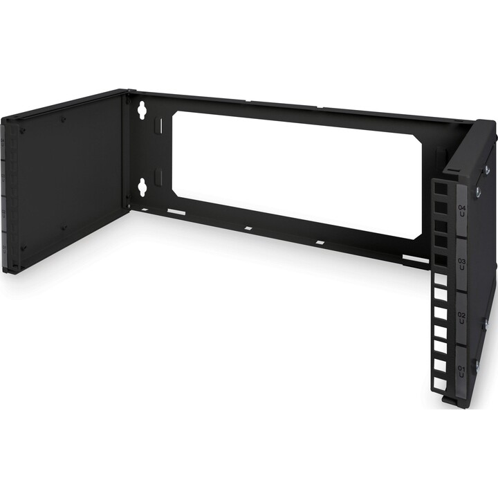 DIGITUS supporto patch a parete 19" 4U nero