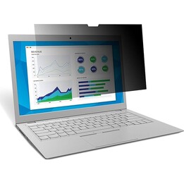 Filtro privacy 3M per notebook widescreen da 15,6 pollici con sistema di montaggio COMPLY