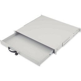 DIGITUS Schublade 1U 483mm grau abschließbar