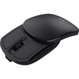 Mouse wireless Trust 25733 RF, 2400 DPI, nero, pieghevole, silenzioso, USB-C