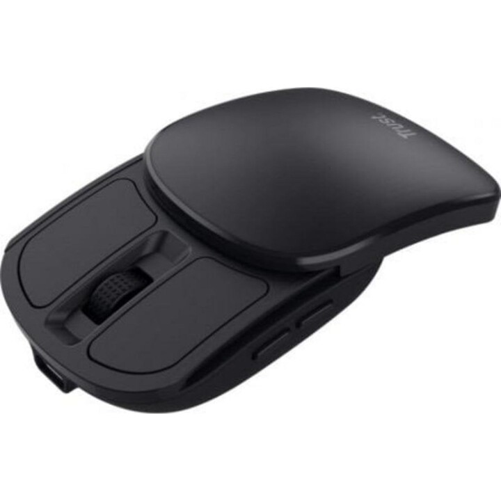 Trust 25733 RF Wireless Mouse, 2400 DPI, Black, Foldable, Silent, USB-C
