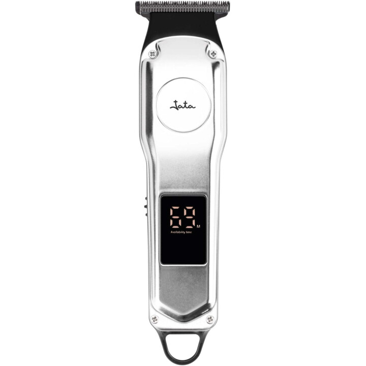 Jata tagliacapelli ricaricabile 90min 5cuting guide display led argento jbcp4200