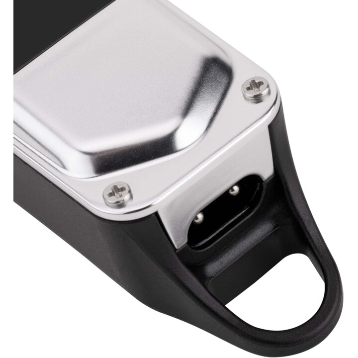 Jata hair clipper rechargable 90min 5cuting guides led display silver jbcp4200