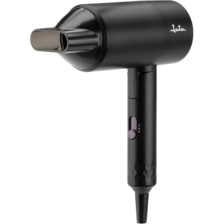 JATA JBSC1430 - Secador de cabelo de viagem de 2200 W com pega dobrável - 2 velocidades e temperaturas, proteção contra sobreaqu