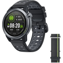 Mibro Gs Active 2 Smartwatch avec statistiques au poignet, GPS, résistance à l'eau 5 ATM, écran AMOLED 1,32", autonomie de 20 jo