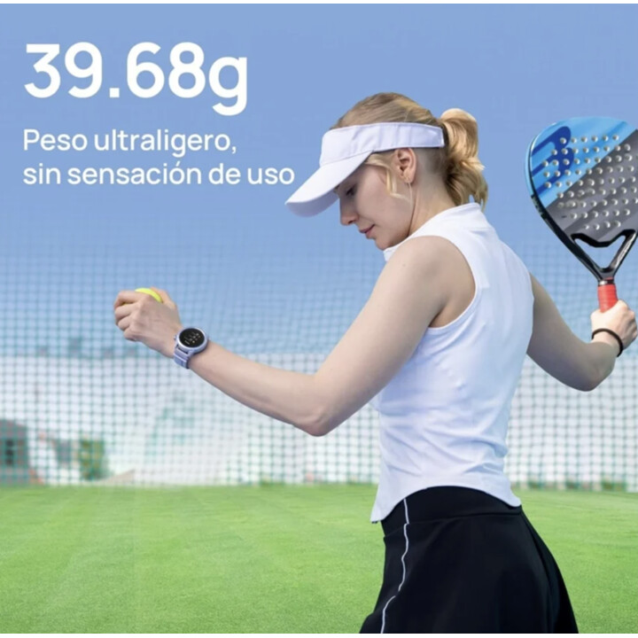 Mibro Gs Active 2 Smartwatch con estadísticas de muñeca, GPS, resistencia al agua 5 ATM, pantalla AMOLED de 1,32", 20 días de au