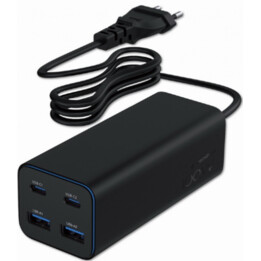 GEMBIRD USB POWERDELIVERY GAN CARICATORE RAPIDO 4 PORTE 100W NERO