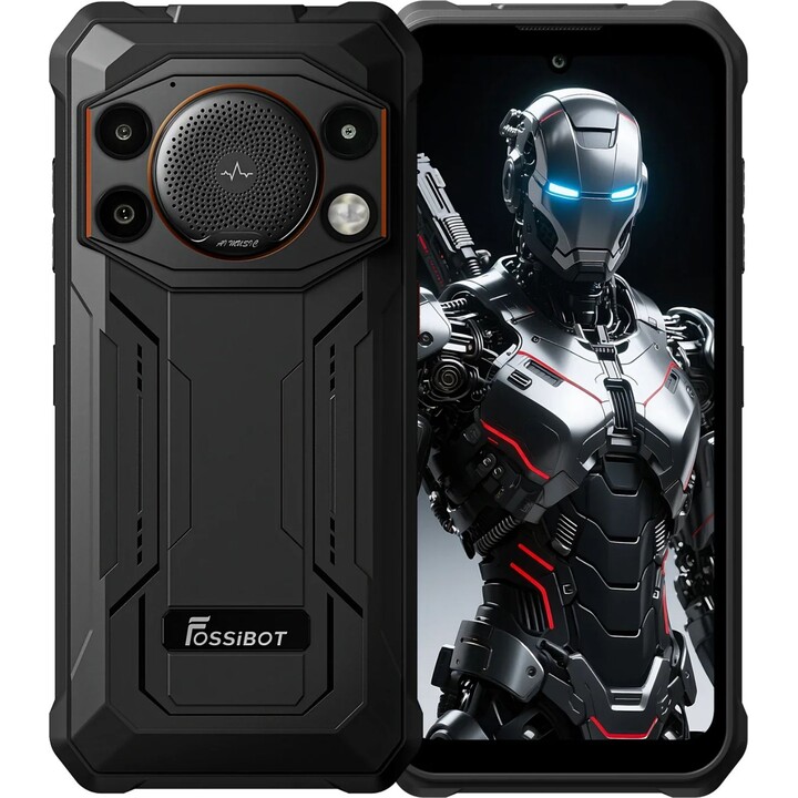 Fossibot F110 Pro 5G, 8GB 128GB, 6.745 HD+ LCD IPS, 11000mAh, Arancione