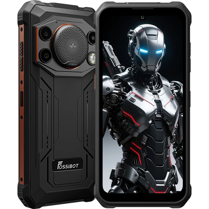 Fossibot F110 Pro 5G, 8GB 128GB, 6.745 HD+ LCD IPS, 11000mAh, Arancione