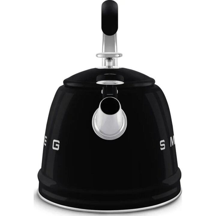 Hervidor de Acero con silbato SMEG WKF01BL Negro (2,3 L)