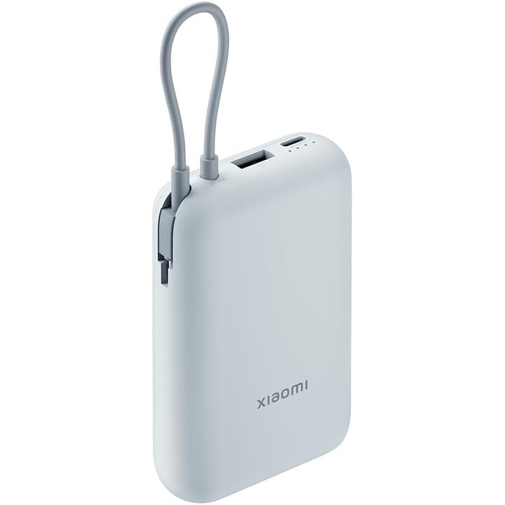 Xiaomi power bank 10000mah integrated cable ice blue bhr9073gl